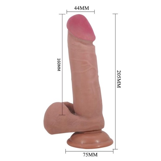 Baile Bīdāmā āda Dildo 20,5 cm