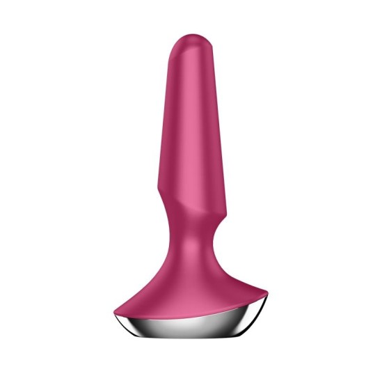 Satisfyer Plug-ilicious 2 vibrējošs kontaktspraudnis ar Connect App Berry