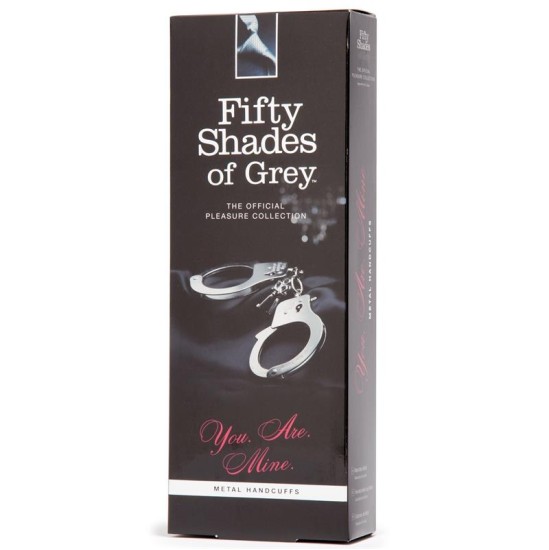 Fifty Shades Of Grey You Are Mine Metal Handcuffs