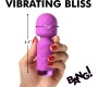 Xr - Bang! MINI RECHARGEABLE SILICONE WAND MASSAGER PURPLE