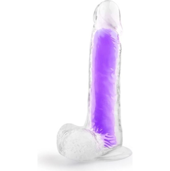 Vscnovelty REALISTIC PHOSPHORESCENT PURPLE PENIS 20 CM