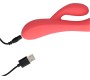 Loveline RED USB ULTRA SOFT SILICONE BUNNY VIBRATOR