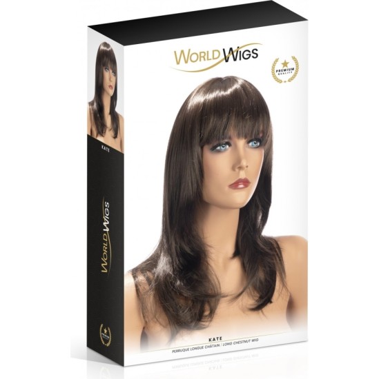 World Wigs КЕЙТ ДЛИННЫЙ КОРИЧНЕВЫЙ ПАРИК