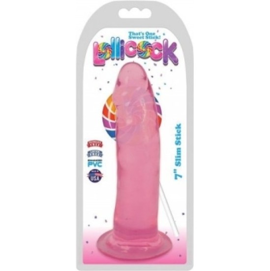 Xr - Lollicock DILDO SLIM STICK CHERRY 1778 CM"