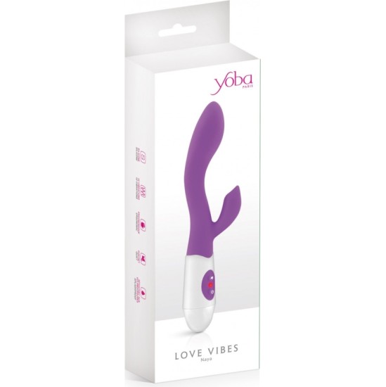 Yoba RABBIT NAYA PURPLE SILICONE VIBRATOR