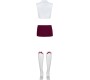 Obsessive STUDENT 4-PCS COSTUME S/M