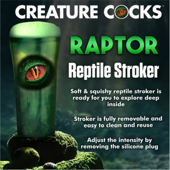 Xr - Creature Cocks RAPTOR RĀPUĻU MASTURBATORS