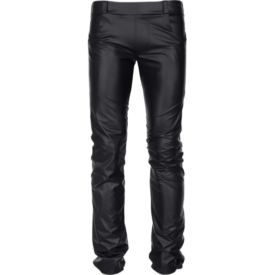 Demoniq VITTORIO WETLOOK PANTS WITH POCKETS BLACK M