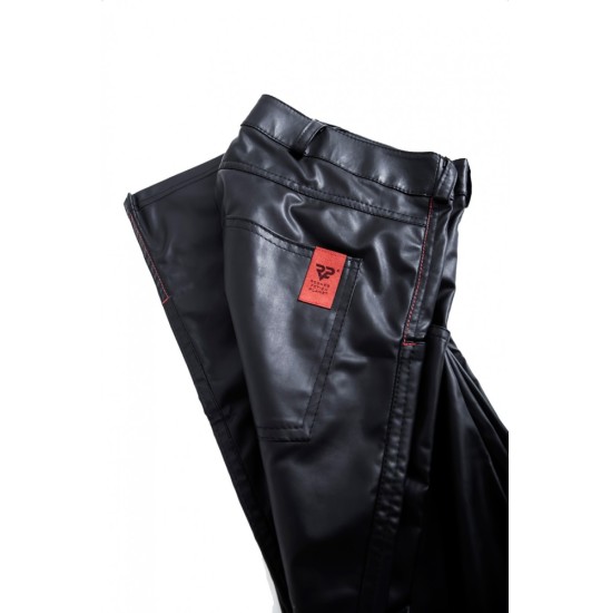 Demoniq VITTORIO WETLOOK PANTS WITH POCKETS BLACK M