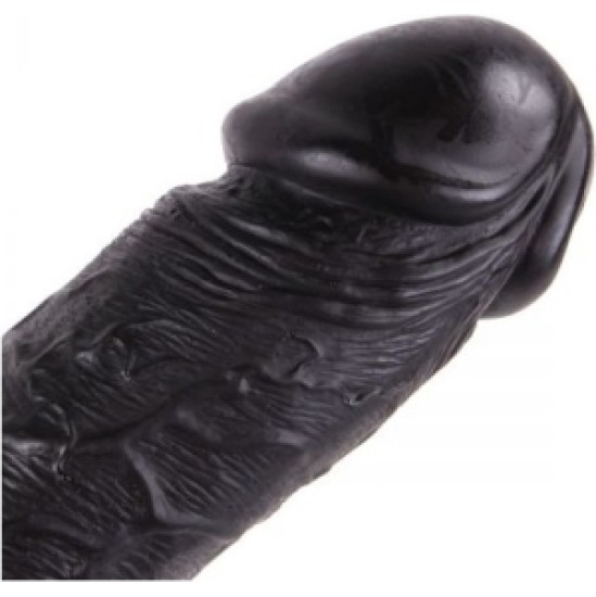 Outlet DINOO KING SIZE REALISTIC PENIS 23 CM SCRAM BLACK