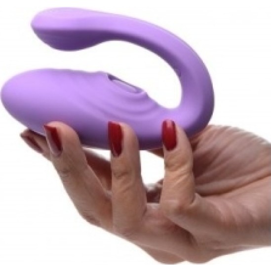 Xr - Inmi DUBULTĀS VIBRATORS AR PULSATORU USB AR CERIŅU VADĪBU