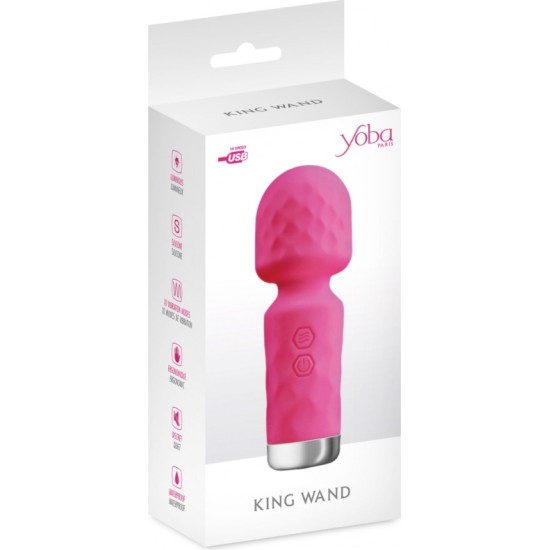 Yoba MINI WAND KING USB ROSA