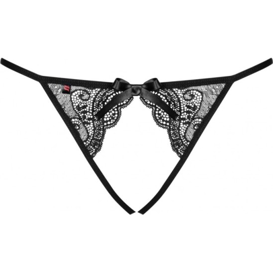 Obsessive MIAMOR CROTCHLESS PANTIES BLACK S/M