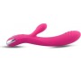 Toyz4Lovers SILICONE VIBRATOR WITH PINK RECHARGEABLE STIMULATOR