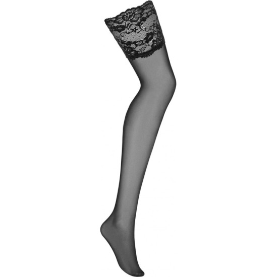 Obsessive 810-STO-1 STOCKINGS BLACK S/M