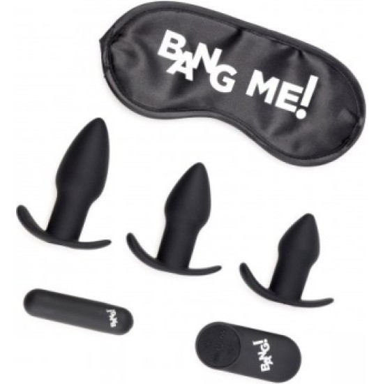 Xr - Bang! SET X 3 ANAL PLUG ADVENTURE USB W/ REMOTE