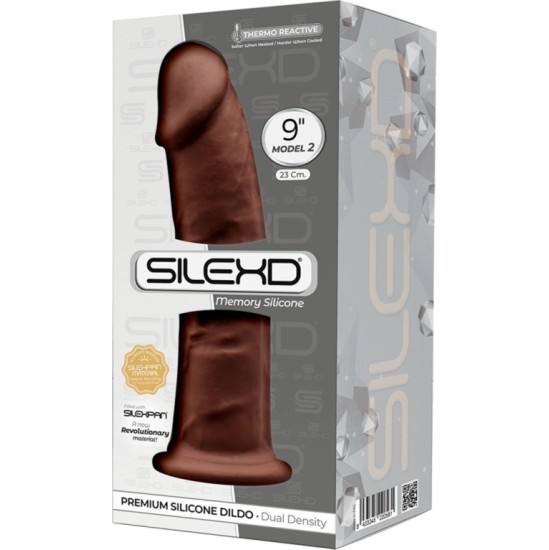 Silexd SILIKONA DILDO MODELIS 2 9 BRŪNAS