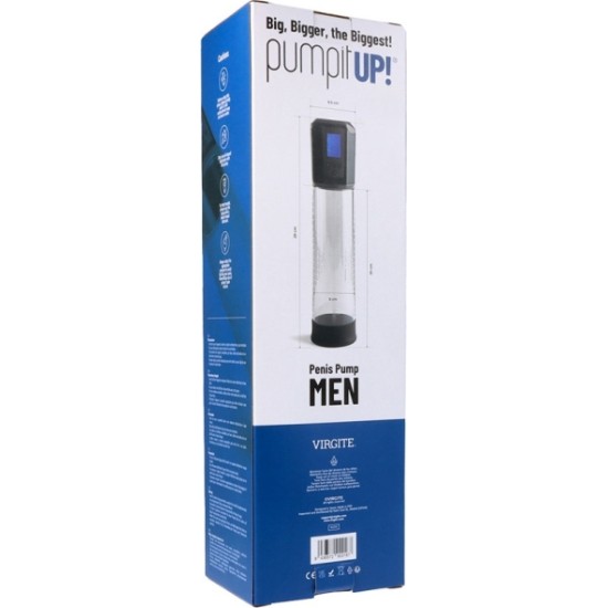 Virgite - Pump It AUTOMAATNE PEENISE PUMP MUST USB VIEWER-GA