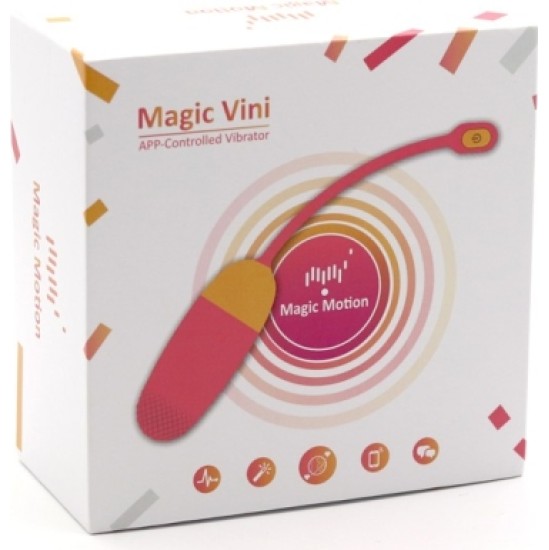 Magic Motion VIBRĒJOŠĀS OLAS VINI ORANGE APP