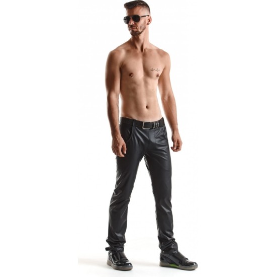 Demoniq VITTORIO WETLOOK PANTS WITH POCKETS BLACK M