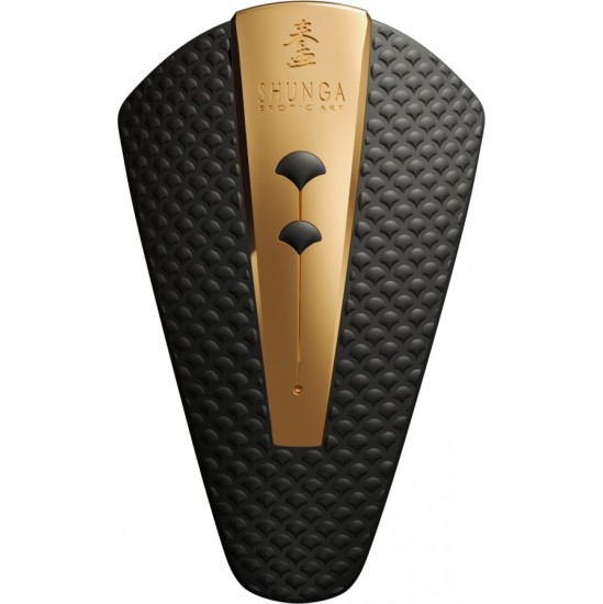 Shunga MASAGER VIBRATOR OBI USB BLACK