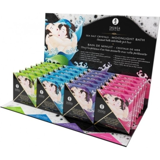 Shunga BATH SALTS DISPLAY 75 GR. 24 units