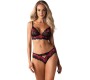 Obsessive TULIA 2-VNT RINKINYS BLACK S/M