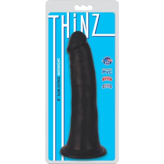 Xr - Thinz FINE THINZ BLACK DILDO 20'30 CM