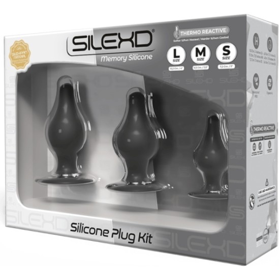 Silexd SILICONE PLUG KIT MODEL 2 S/M/L