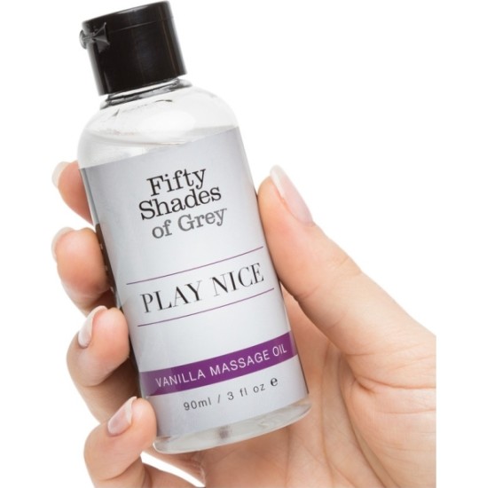 Fifty Shades Of Grey FIFTY SHHADES PLAY NICE VANILĖS MASAŽINIS ALIEJUS 90ml