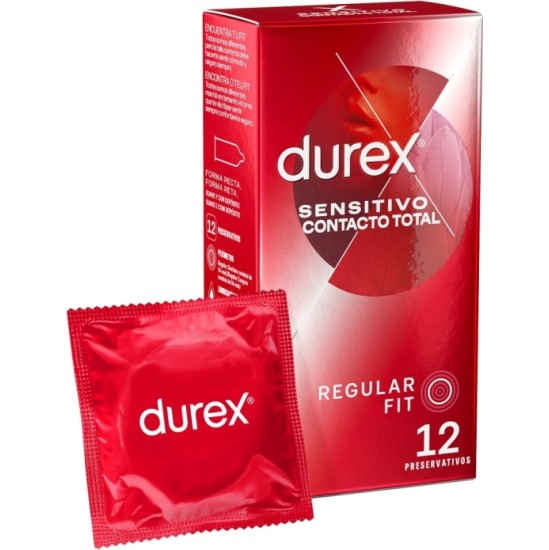 Durex KONDOMU JŪTĪGS KOPĀ KONTAKTS 12 VIENĪBAS