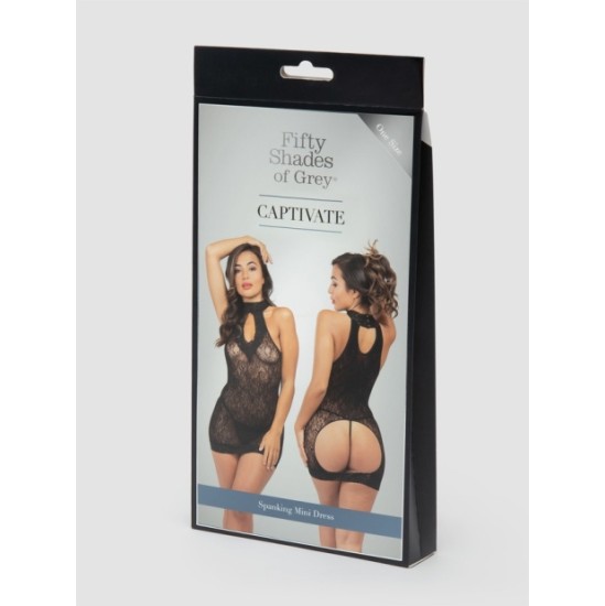 Fifty Shades Of Grey FIFTY SHADES CAPTIVATE SPANKING MINI DRESS OS