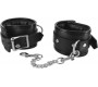 Xr - Strict BLACK HANDCUFFS WITH CHAIN AND PADLOCKS