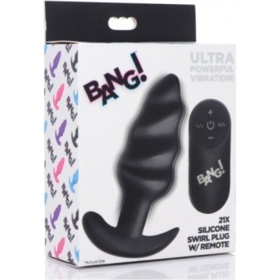 Xr - Bang! SWILL USB SILIKONA VIBRATORA PLUG ar VADĪBU