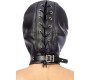 Fetish Tentation ADJUSTABLE BLACK HOOD WITH MOUTH AND EYE OPENING