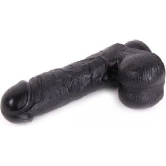 Outlet DINOO KING SIZE REĀLISTS PENIS 23 CM SCREAM BLACK