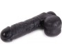 Outlet DINOO KING SIZE REĀLISTS PENIS 23 CM SCREAM BLACK