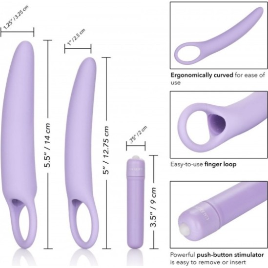 California Exotic Novelties VAGINAL DILATOR SET W/ VIBRATION ISABELLE