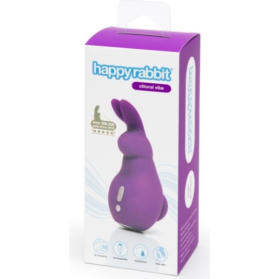 Happy Rabbit MINI EARS RECHARGEABLE RABBIT VIBRATOR PURPLE