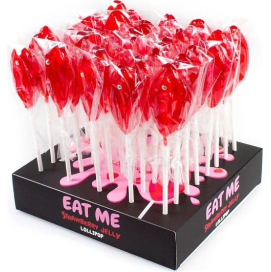 Secret Play STRAWBERRY PUSSY LOLLIPOP DISPLAY (40 UNITS)