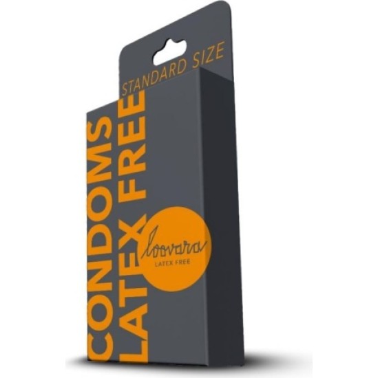 Loovara CONDOM WITHOUT LATEX WITH STRIPS EASY TO USE 12 UNITS