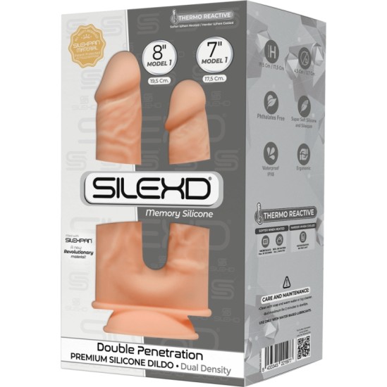 Silexd SILIKONA DILDO DUBULTĀS IESPĒJAS MODELIS 1 7+ 8""