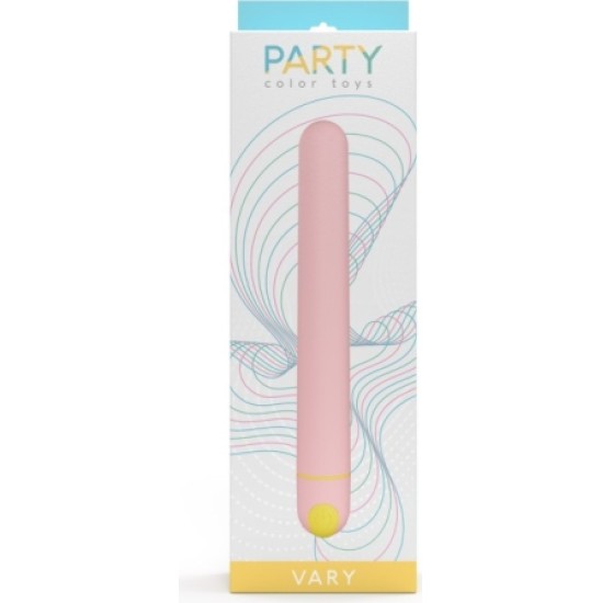 Party Color Toys РАЗЛИЧНЫЙ РОЗОВЫЙ USB-ВИБРАТОР