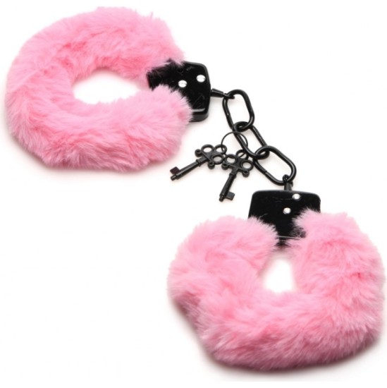 Xr - Masterseries PINK PLUSH HANDCUFFS