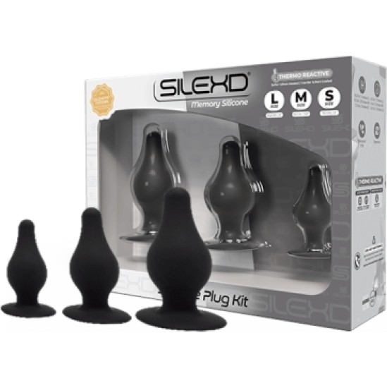 Silexd SILICONE PLUG KIT MODEL 2 S/M/L