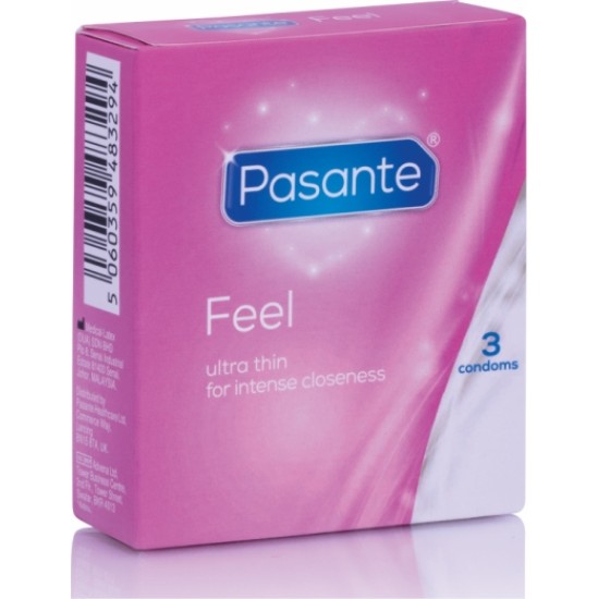 Pasante ULTRA-FINE SENSITIVE CONDOM THROUGH 3 UNITS