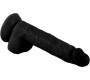 Vscnovelty PENE REALÍSTICO MR RUDE NEGRO 21 CM