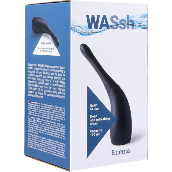 Virgite - Wassh BLACK ANAL CLEANING ENEMA 190 ML