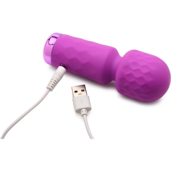 Xr - Bang! MINI RECHARGEABLE SILICONE WAND MASSAGER PURPLE