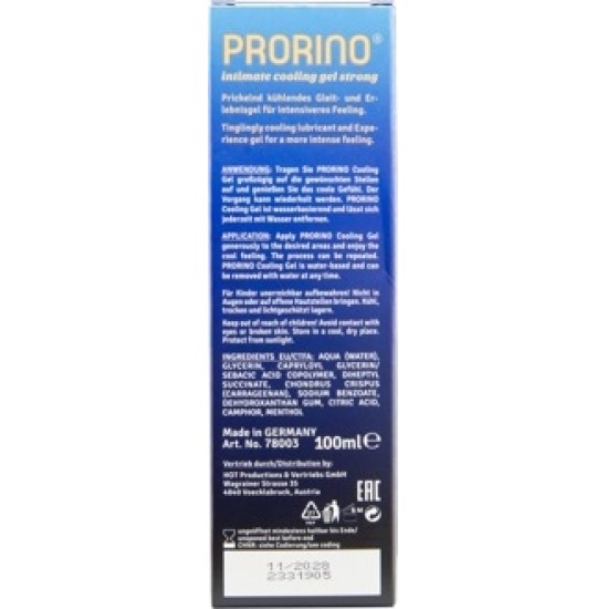 Prorino Охлаждающий гель Strong100м